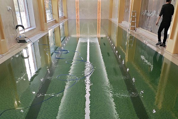 游泳池設(shè)備-魯花集團辦公樓泳池 游泳池設(shè)備-魯花集團辦公樓泳池