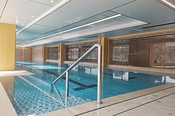 游泳池設(shè)備-魯花集團辦公樓泳池 游泳池設(shè)備-魯花集團辦公樓泳池